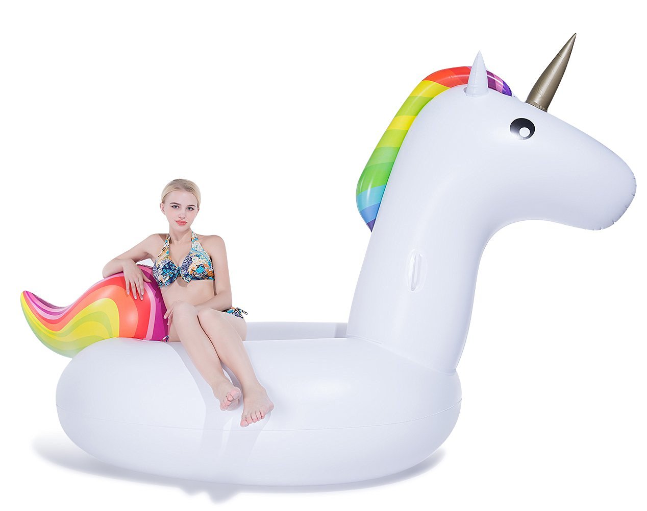 colchoneta playa inflable unicornio