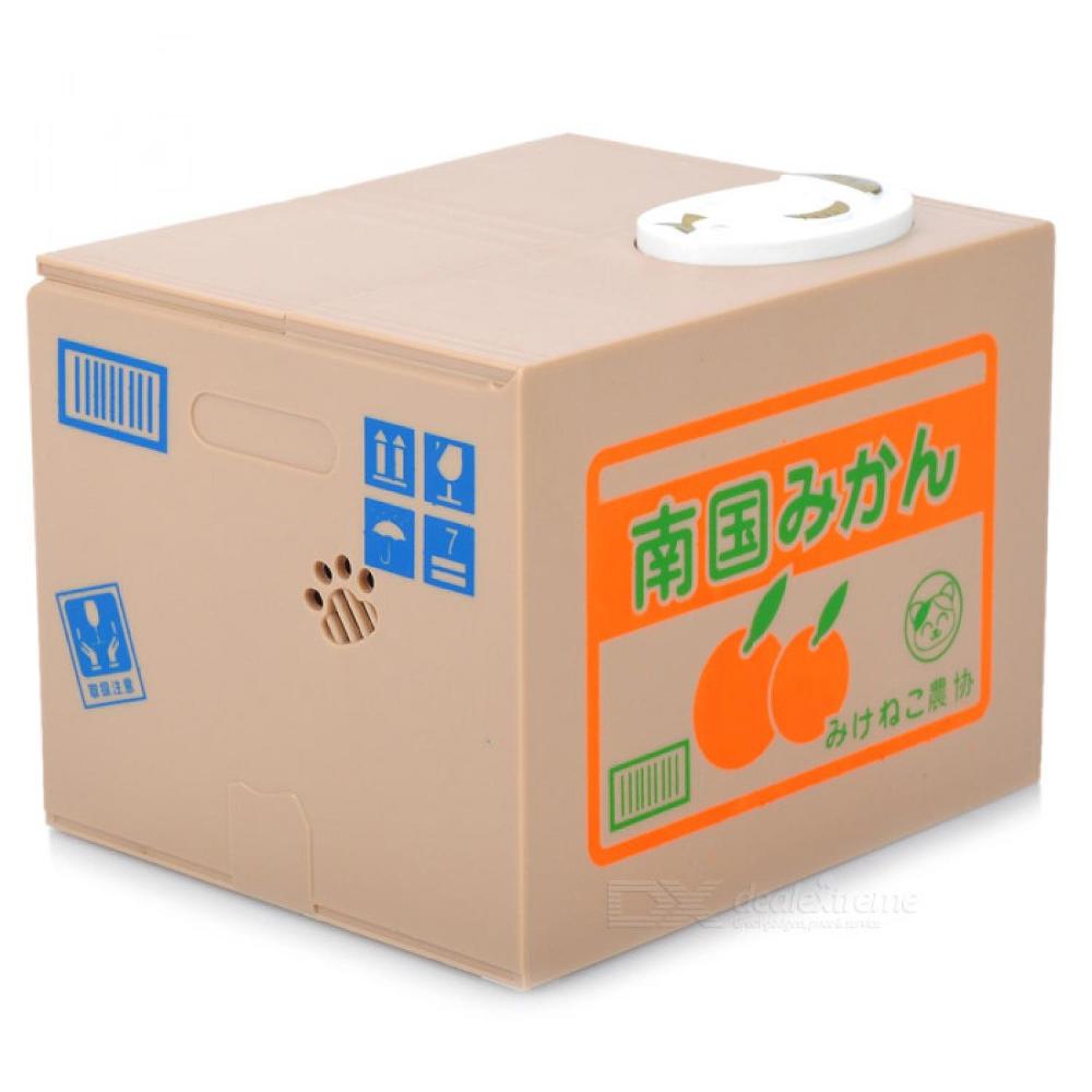 Hucha de gato coge moneda boombastic