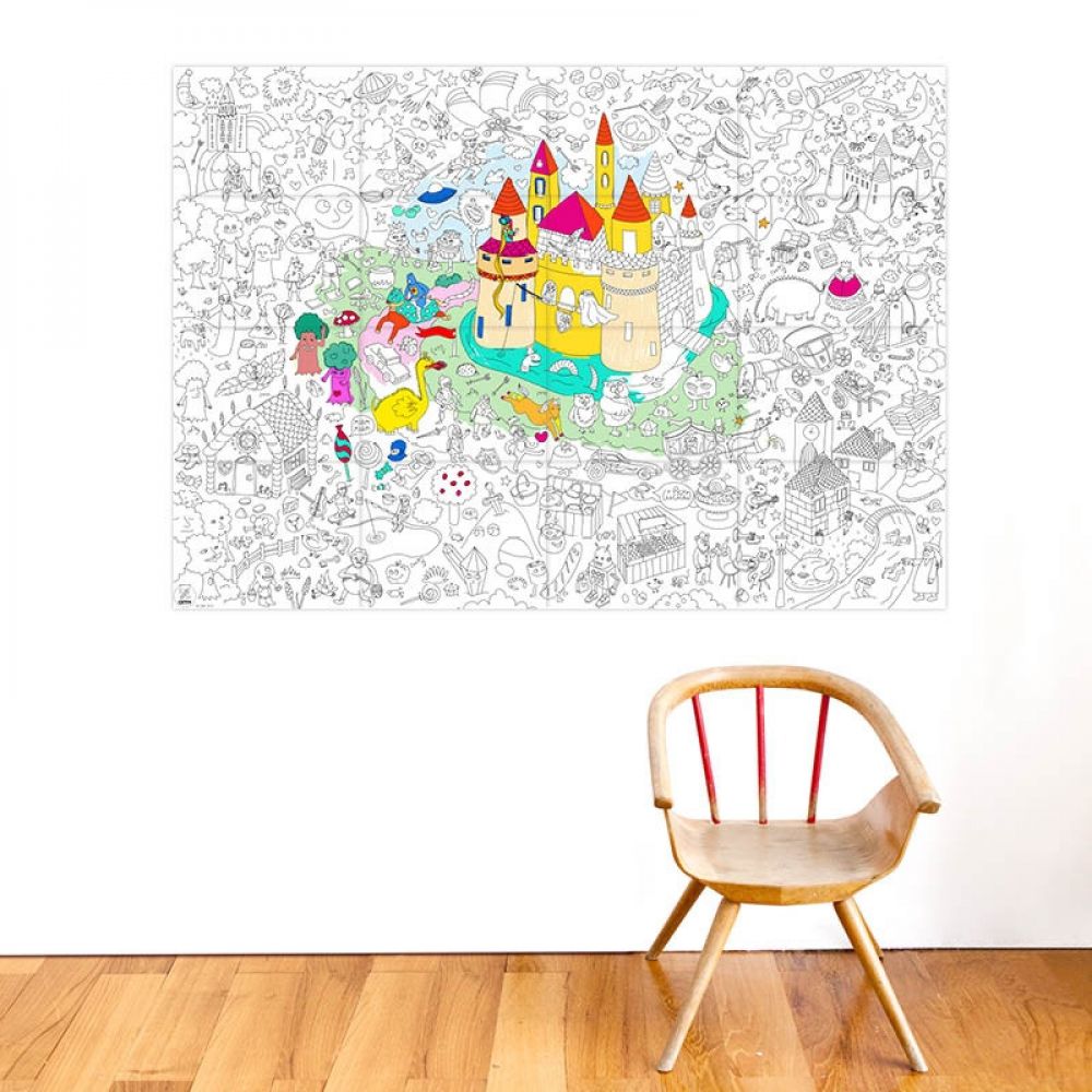 poster grande para colorear big kids