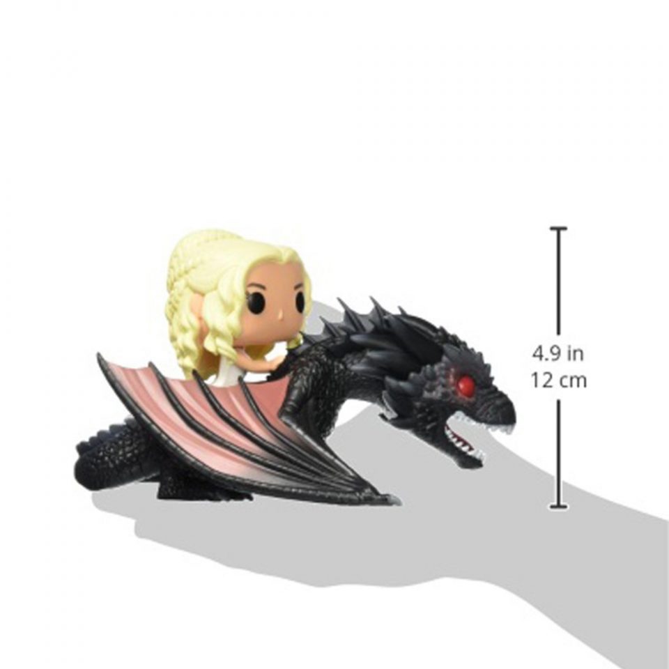 Muñeco-de-Vinilo-POP!-Daenerys-y-Drogon-Juego-de-tronos-mano