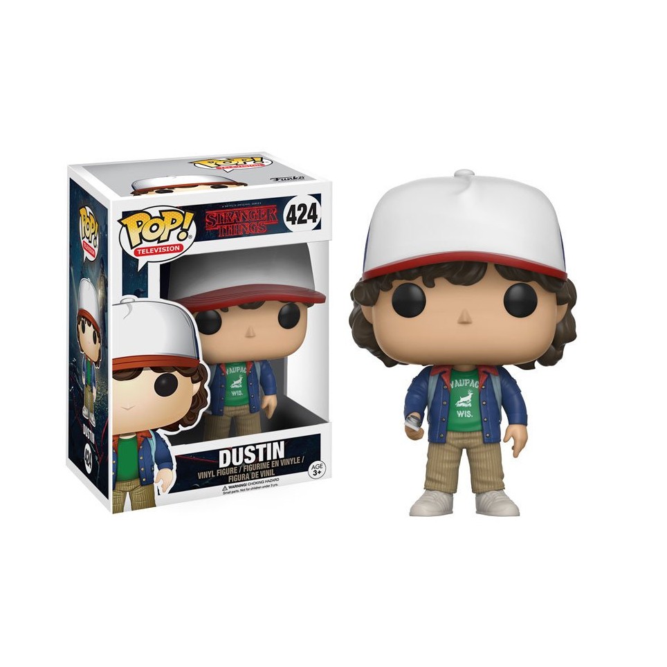 Muñeco de Vinilo Funko Pop Stranger Things Dustin 3