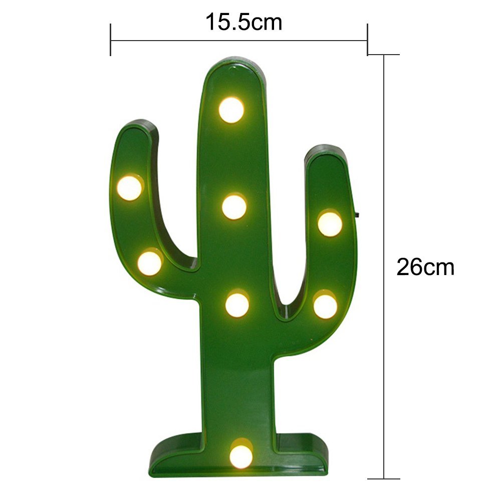 Lámpara de noche Leds Cactus 5