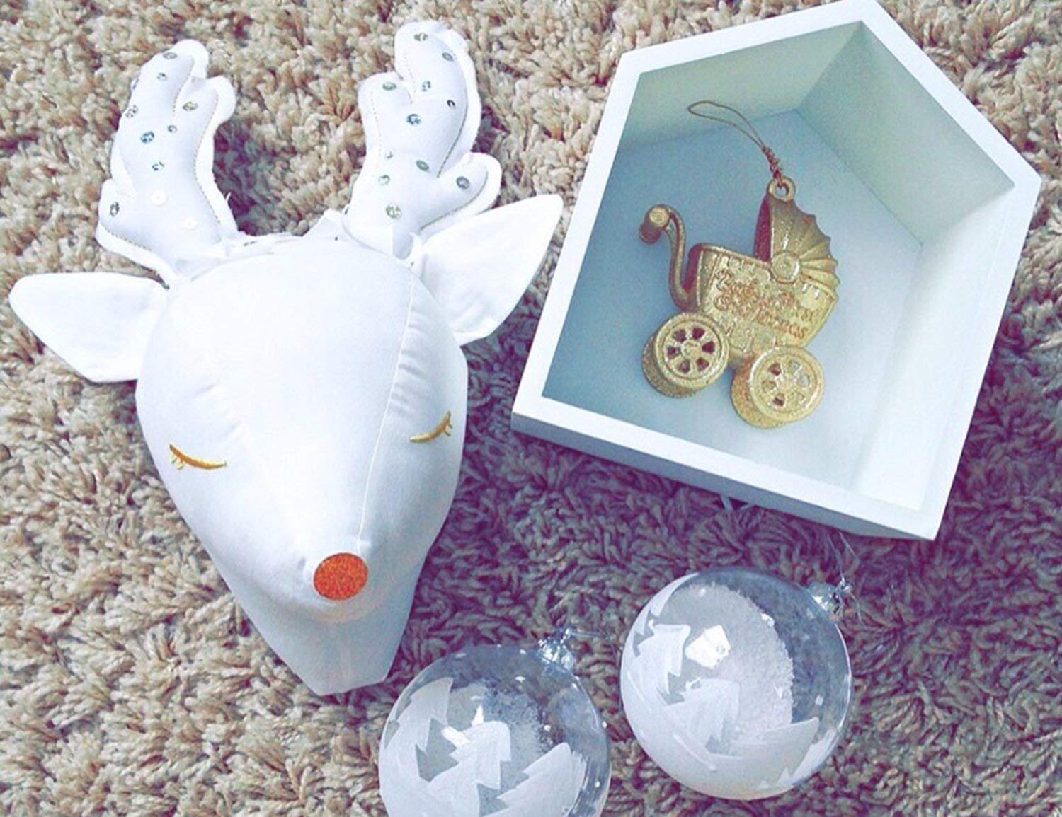 Cabeza de ciervo para habitación infantil o de bebé 1